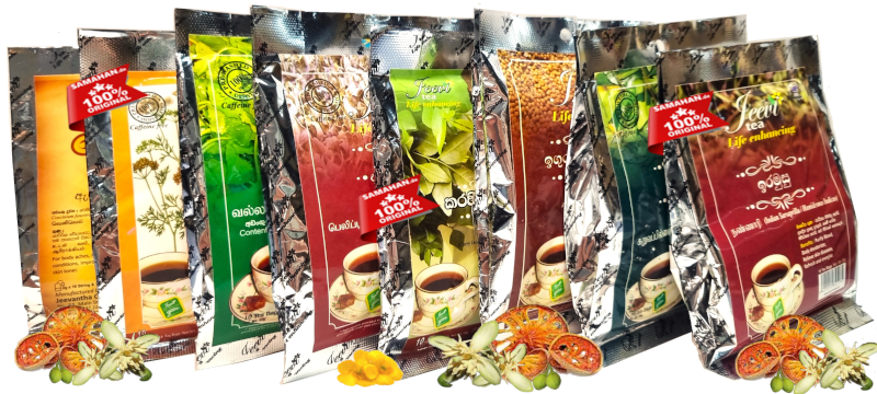Produkte der Marke Jeevi Ayurveda Tee