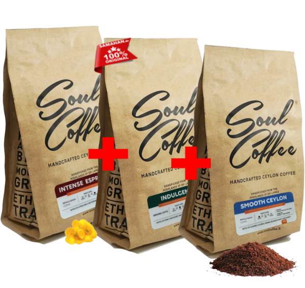 Soul Coffee 3 Sorten-Probierpaket 3x200g Pulver